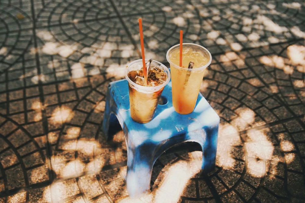 Cà phê vỉa hè trước Đại học Kiến trúc